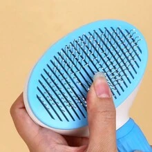 1pc Pet Hair Removal Tool, TPR Random Color Pet Hair Comb For Pet - Multicolor - View 5
