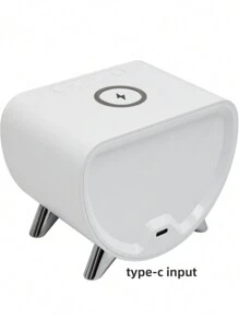 Bộ sạc không dây 3 trong 1 15w có đồng hồ, đồng hồ báo thức, chức năng nhiệt kế, trạm sạc không dây thông minh, đồng hồ báo thức có sạc không dây tương thích với iPhone, iPad, điện thoại Android, sạc nhanh không dây, chế độ cuối tuần, báo lại, đồng hồ LED cho phòng ngủ, đầu giường, đồng hồ báo thức mặt trời mọc, đèn báo thức cho phòng ngủ, quà tặng cho gia đình, bạn bè, trẻ em, sinh nhật, giáng sinh, mùa đông, bạn gái, bạn trai - trắng - Xem 7