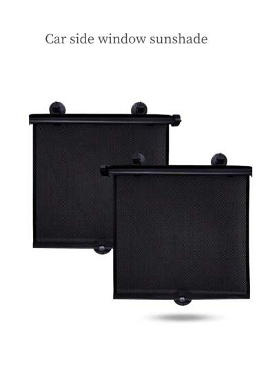 Samochód Osłona przeciwsłoneczna na okno ( 2 szt. ) Dla Dzieci , Regulowany  Samochód Wałek Słońce Dla Dziecko , Anty-UV , Przeciwodblaskowy I Izolacja cieplna , Samochód Niezbędnik podróżnika