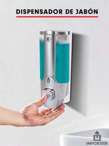Dispensador Despachador de Jabon Shampoo Liquido de Pared para Baño - Multicolor - Ver 9