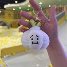 Internet Celebrity Style Creative Vegetables & Daring Food Shaped Plush Keychain Doll For Decoration And Accessory - Red - View 10