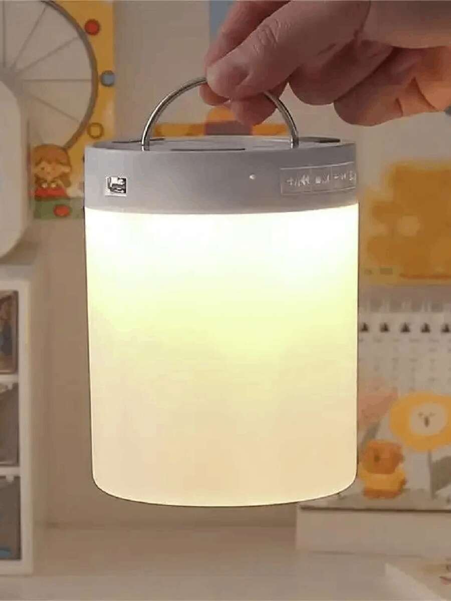 Lámpara LED de noche, Altavoz Bluetooth inalámbrico,Portátil Smart Touch Control Lámpara de Mesita de Noche - Multicolor - Ver 1