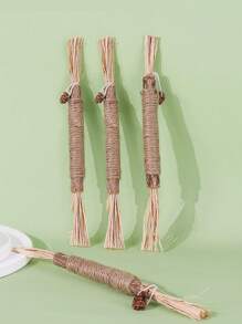 1pc Cat Toys Silvervine Chew Stick Pet Snacks Sticks Natural Stuff With Catnip For Kitten Cats Cleaning Teeth Cat Accessories - Multicolor - View 3