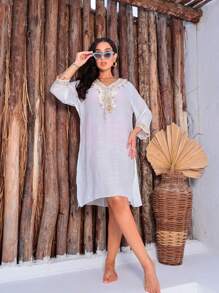 Women Cover Ups - trắng - Xem 4