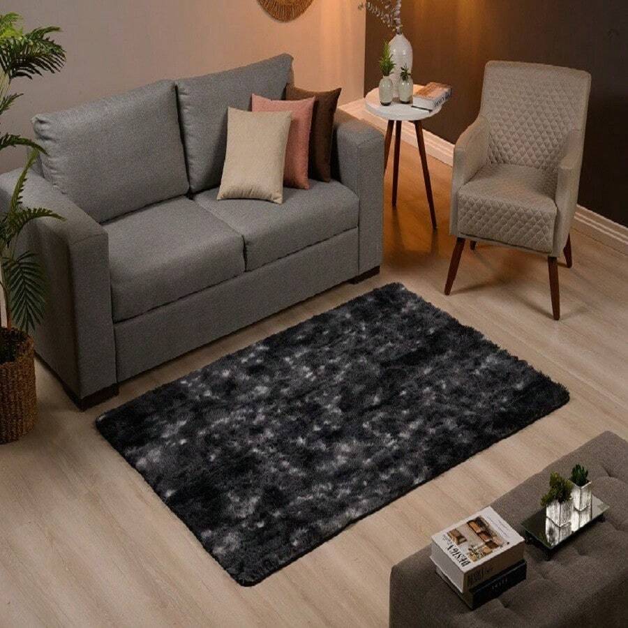 Area Rugs & Sets - Black Mixed - View 1