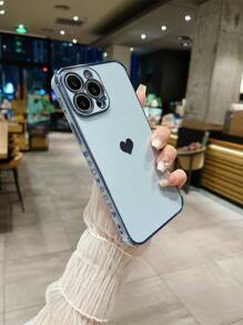 1 个电镀心形光面镜头保护 TPU 手机壳，适用于 11/11Pro/11ProMax/12/12Pro/12ProMax/13/13Pro/13ProMax/14/14Pro/14ProMax/15/15Pro/15Plus/15ProMax/16/16Plus/16Pro/16ProMax/16E/17/17Pro/17ProMax/7/8/7Plus/8Plus/X/XS/XSMax/XR、Galaxy S21 Ultra/S22 Ultra/S23 Ultra/S24 Ultra/S25 Ultra。电镀光面在不同光线下会呈现不同的效果。 - 淺藍色 - 查看 3