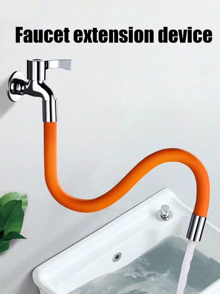 1入組30cm水龍頭延伸管 - 橘色 - 查看 1