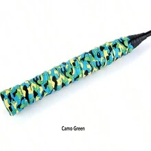 1只迷彩羽毛球拍,手橡膠網球拍,吸汗手帶,彈弓,釣竿,防滑手柄,配帶綁帶 - 彩色 - 查看 11