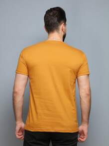 Men T-Shirts - Màu Mù tạt vàng - Xem 6