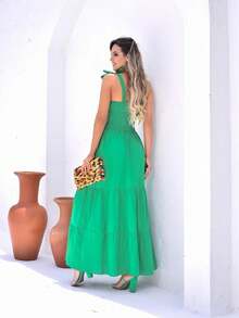 Women Dresses - 綠色 - 查看 2
