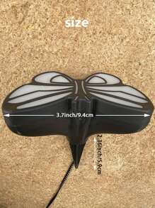 1PC 一拖四太阳能蝴蝶灯，一拖四太阳能菊花灯，树藤后院装饰户外太阳能灯，花园庭院草坪装饰灯，动物植物创意效果灯，精美太阳能造型灯 - 黑色 - 查看 7