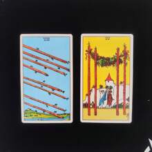 Bộ Tarot Cổ Điển 12x7cm Mới 78 Lá Bài Tarot Smith Với Sách Hướng Dẫn Đầy Màu Sắc Bài Tarot Bằng Đá Pha Lê Và Túi Tarot Giải Trí Gia Đình Đồ Chơi Trẻ Em Chơi Bài - màu đen - Xem 4