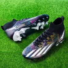 WEJIESS Wejiess Unisex New Arrival Ag Studs Anti-Slip Football Training Shoes Outdoor Soccer Boots Professional Sports Shoes (High/Short Stud) Ronaldo  Cleats