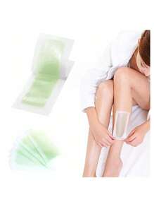 10 tiras De Cera Fría Para Depilación Facial Y Corporal