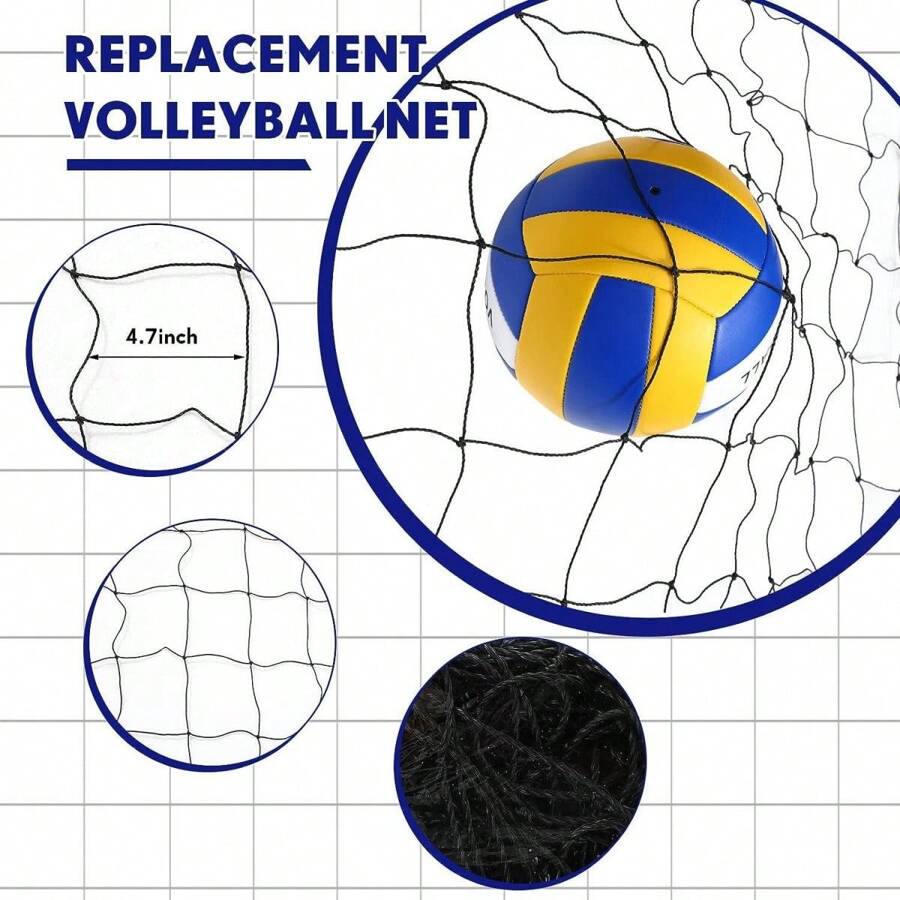 2024 Newest One Piece Volleyball Net Foldable Volleyball Net Official