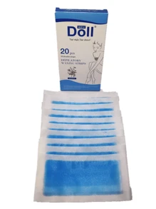 10 tiras De Cera Fría Para Depilación Facial Y Corporal