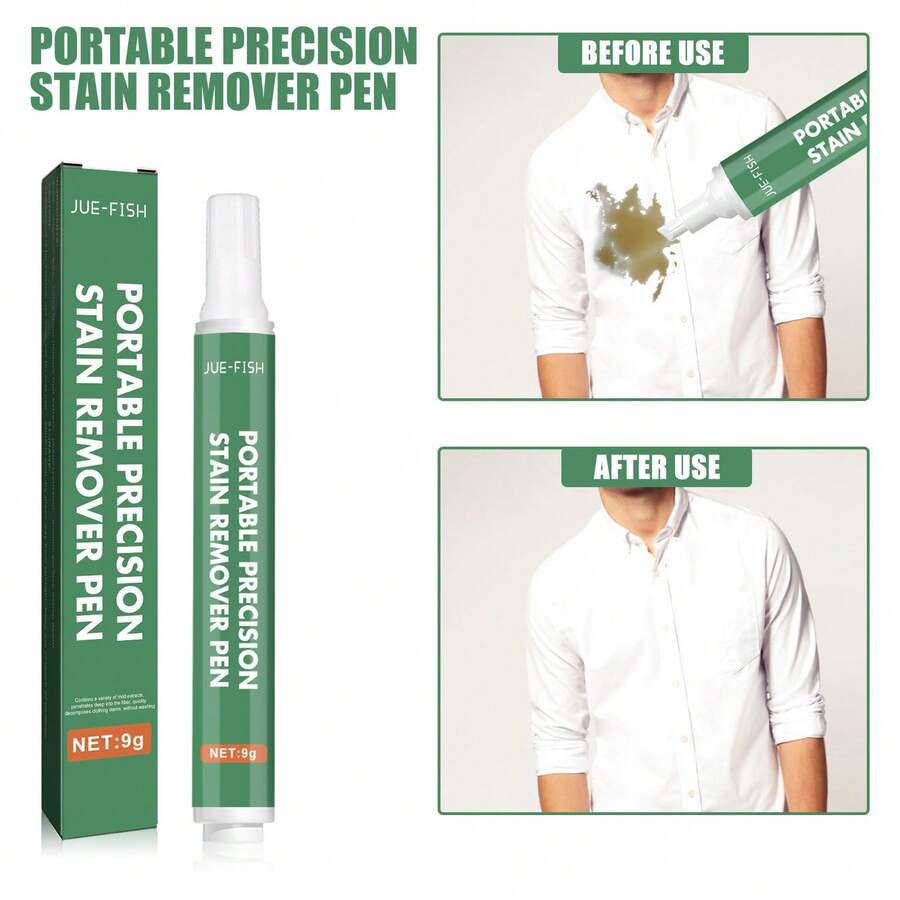 1只便攜式沾污去除器,衣物洗淨無污漬、清潔無油漬、煙霧褪黃