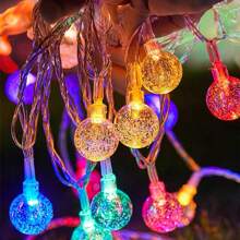 Led Fairy Lights For Decoration In Outdoor Camping & Gathering, Tent Lighting, Caravan Lighting, String Lighting, Christmas Lighting, Twinkle Lights Christmas Decor Christmas Gift Thanksgiving Christmas Tree Decor Ornaments Christmas Light Bedroom Decor Home Decor Party Decor Holiday Festival Room Decor - Multicolor - View 8