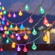 Led Fairy Lights For Decoration In Outdoor Camping & Gathering, Tent Lighting, Caravan Lighting, String Lighting, Christmas Lighting, Twinkle Lights Christmas Decor Christmas Gift Thanksgiving Christmas Tree Decor Ornaments Christmas Light Bedroom Decor Home Decor Party Decor Holiday Festival Room Decor - Multicolor - View 5