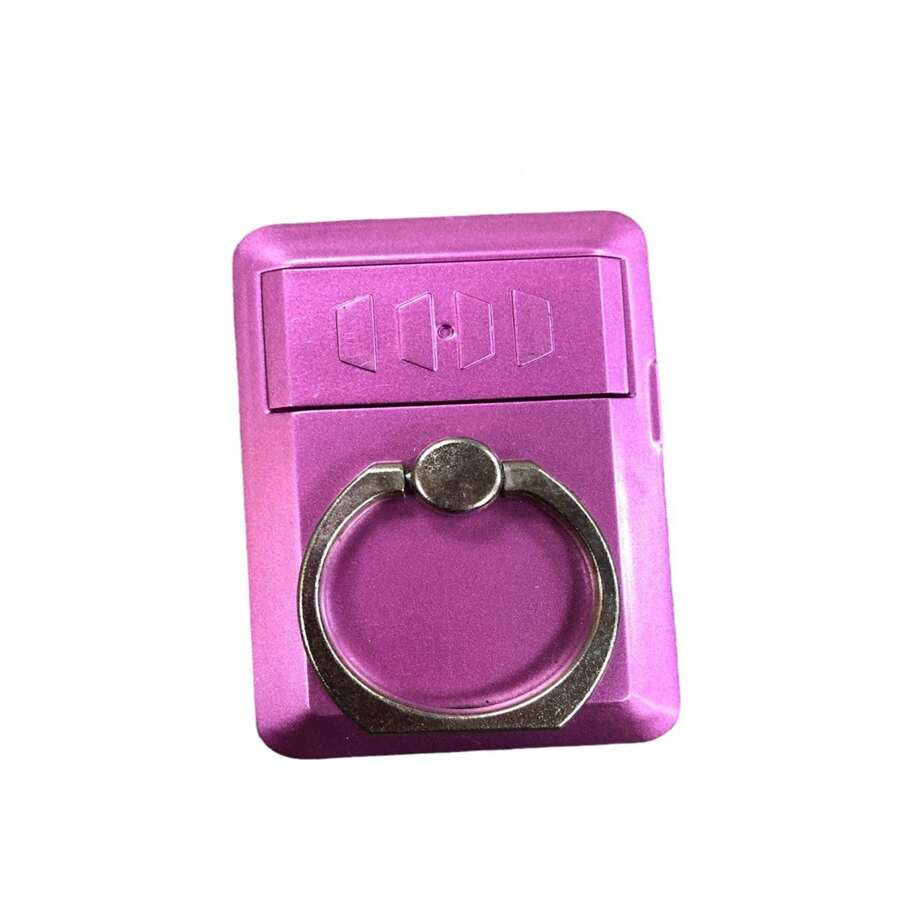 Encendedor Eléctrico Con Anillo Porta Celular Recargable , GAS - Rosa Fucsia - Ver 1