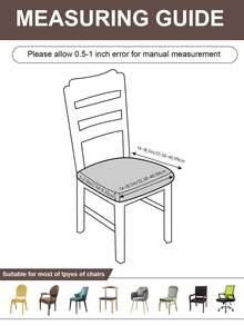 1PC Waterproof Chair Seat Slipcovers Dining Room Chair Covers Flower Pattern Stretch Seat Cover For Dinning Room Chair Protector Slipcovers For Kitchen, Hotel Banquet House Home Decor-Dark Gray - Dark Grey - View 7