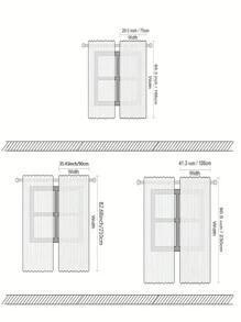 2pcs Christmas House & Snowman Printed Flannel Cloth Home Decorative Rod Pocket Window Curtain - Multicolor - View 3