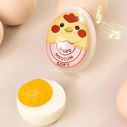 1 Pièce Mignon Minuteur D'oeuf À Coque Molle Et Dure, Minuteur D'oeuf Changeant De Couleur,sensible Avec Indicateur, Minuterie D'oeuf Kawaii, Observateur De Maturité De L'oeuf, Minuterie D'oeuf De Cuisine À Domicile, Petits Outils De Cuisine, Gadgets Et Cadeau De Noël Pour Vr