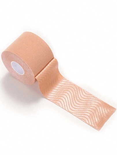 1pc 5m Invisible Breathable Self-adhesive Lifting Tape, For Anti-sagging, Sport, Women's Strapless Bra, Breast Tape, Non-woven Nipple Cover