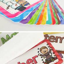 16 Piezas Tarjetas Didácticas de Meses y Estaciones - 12 Meses del Año, Tarjetas Cognitivas de Educación Temprana, Suministros de Aprendizaje Preescolar, Ayudas Didácticas para Conciencia Estacional y Reconocimiento Mensual, Decoración de Pared para el Aula