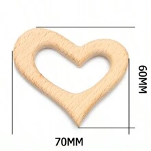 3pcs Beech Wood Beading Kit For Diy Crafts, Unpainted Jewelry Making, Animal Shaped Decoration - 3Pcs - View 10