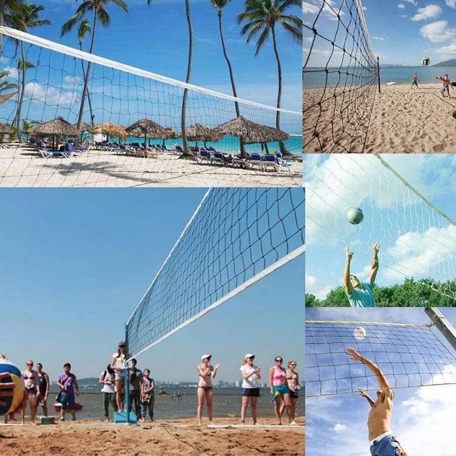 2024 Newest One Piece Volleyball Net Foldable Volleyball Net Official