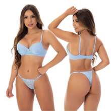 Women Sexy Lingerie - 藕粉色 - 查看 2