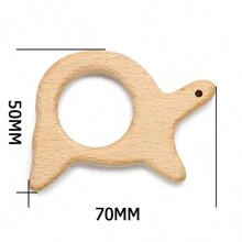 3pcs Beech Wood Beading Kit For Diy Crafts, Unpainted Jewelry Making, Animal Shaped Decoration - 3Pcs - View 9