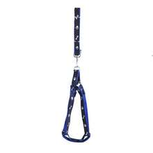 Correa Con Pechera Para Perros Largo - Azul - Ver 2