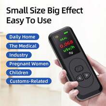 Radiation Detector Geiger Tube Radiation Tester Home Radiation Detection Monitor (white) - White - View 9