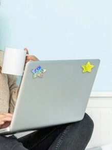 1roll/500pcs 2.5cm Self-adhesive Assorted Color Star Stickers For Reward Chart, Decoration, Labeling - Multicolor - View 7