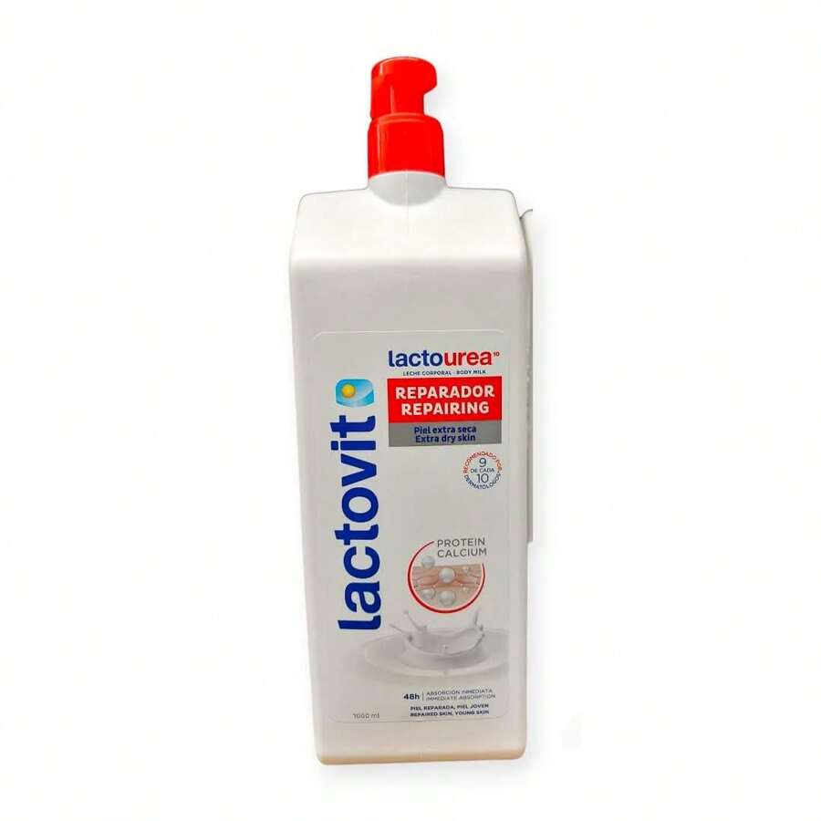 Crema para piel extra seca repara e hidra lactovit 1 litro - Blanco - Ver 1