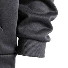 Kit Conjunto Moletom Ziper Calça Jogger Relogio Unissex - Chumbo - Visão 5