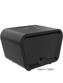 15w 無線充電器帶數字時鐘和溫度顯示 - 黑色 - 查看 6