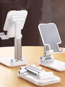 1 件黑色可折疊、可伸縮和多功能桌面手機支架 - 黑色 - 查看 6