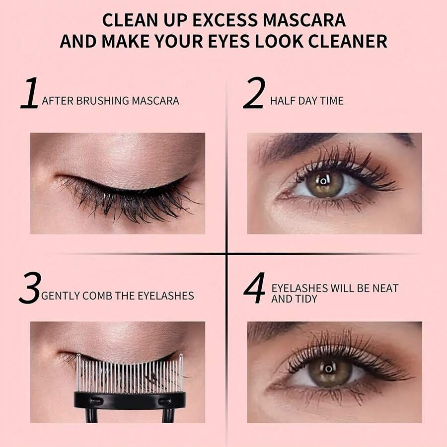 12pcs Women's Eyelash Curler & Eyebrow Brush Kit Including 1 Eyelash