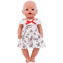 1件花卉圖案衣服適用於18英寸玩偶 - 白色 - 查看 6