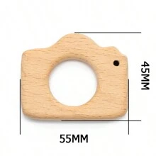 3pcs Beech Wood Beading Kit For Diy Crafts, Unpainted Jewelry Making, Animal Shaped Decoration - 3Pcs - View 38