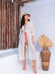 Women Cover Ups - 白色 - 查看 4