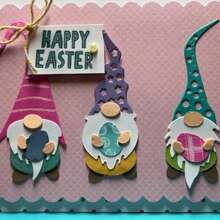 1 Set Christmas Blank Face Doll Frame Set, Metal Cutting Dies Scrapbooking Silver Carbon Steel Embossing Stencil Template - Silver - View 5