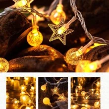 Led Fairy String Lights, Ideal For Outdoor Camping, Tent, Market, Festival Decoration Christmas Decor Christmas Gift Thanksgiving Christmas Tree Decor Ornaments Christmas Light Bedroom Decor Home Decor Party Decor Holiday Festival Room Decor