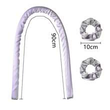 3 件套无热卷发器、头带卷发棒、泡沫海绵卷发棒、DIY 发型设计用懒散发型工具、卷发器、卷发刷、滚筒、卷发产品、卷发器、卷发滚筒、卷发、卷发工具、卷发滚筒、卷发、无热卷发、无热卷发、卷发器、理发师、卷发器、滚筒、卷发产品、卷发器 - 金色 - 查看 4