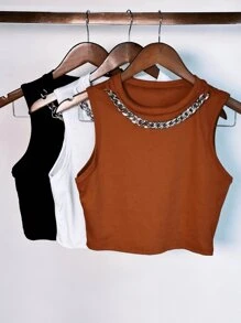 Women Tops - Đen và trắng - Xem 1