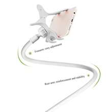 1個黑色手機夾持架，帶柄和柔軟長臂，支持懶人支架，與14 Pro Max、12、13兼容 - 黑色 - 查看 5