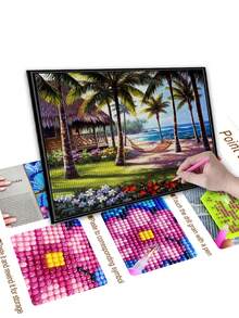 One Piece Stunning Scenery Full Diamond Painting - Multicolor - View 2